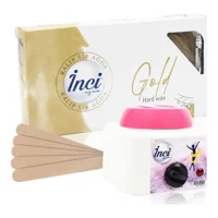 İnci 1+1 Kazanlı Ağda Makinesi + Gold Kalıp Ağda + Spatula