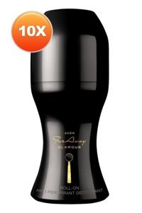 Avon Far Away Glamour Pudralı Ter Önleyici Antiperspirant Roll-On Kadın Deodorant 10x50 ml