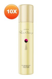 Avon Far Away Pudralı Ter Önleyici Sprey Kadın Deodorant 10x75 ml