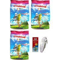 Vitaking Çerez Kabuklu Sade Vitaminli Muhabbet Kuşu Yemi 3 kg
