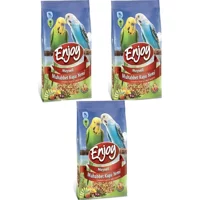 Enjoy Kabuklu Meyveli Vitaminli Muhabbet Kuşu Yemi 3x400 gr