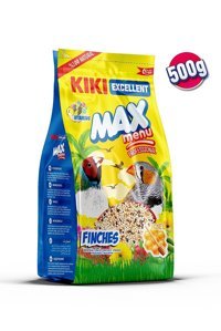 Kiki Excellent Max Menu Kabuklu Ballı Vitaminli Finch Yemi 500 gr