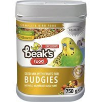 Beaks Kabuklu Meyveli Vitaminli Muhabbet Kuşu Yemi 750 gr