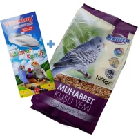 Bonisa Kabuklu Karışık Vitaminli Muhabbet Kuşu Yemi 1 kg