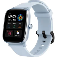 Amazfit GTS 2 Mini Amazfit OS Su Geçirmez 40.5 mm Silikon Kordon Dikdörtgen Unisex Akıllı Saat Mavi