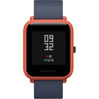 Amazfit Bip Su Geçirmez Silikon Kordon Kare Unisex Akıllı Saat Siyah