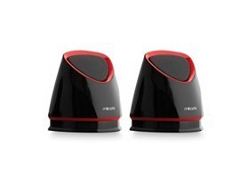 Mikado MD158 USB Kablolu 1+1 Bilgisayar Hoparlörü Siyah Kırmızı
