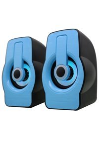 Snopy SN X23 USB Kablolu 1+1 Bilgisayar Hoparlörü Mavi Siyah