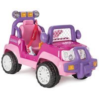 Pilsan Queen 12 V Üstü Açık Tek Kişilik Akülü Jip Pembe