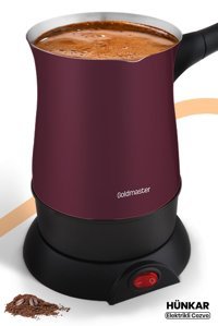 Goldmaster Hünkar 850 W 5 Fincan Kapasiteli Çelik Elektrikli Cezve Mor