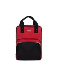 Beautiful Bag Su Geçirmez Cepli Bebek Sırt Çantası Kırmızı-Siyah