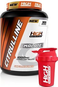 High Nutrition Citrulline Malate Aromasız Aminoasit 300 gr Toz + Shaker