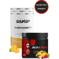 Tnt Karışık Meyve Aromalı Glutamin BCAA 290 gr Toz + Gainup Aminomen 630 gr