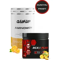 Tnt Ananas Aromalı Glutamin BCAA 290 gr Toz + Gainup Aminomen 630 gr