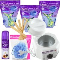 Depiroll Jüpiter 1+1 Boncuk Ağda Makinesi + 3xKilli Boncuk Ağda + Spatula + Temizleme Yağı + Lif