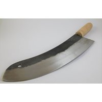 Ramazan Çelik Antep Dövme Tek Saplı Ahşap Zırh Bıçak 29 cm