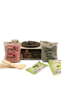 Gogo 1+1 Kazanlı Ağda Makinesi + 2xBoncuk Ağda + Spatula + 4xTemizleme Mendili