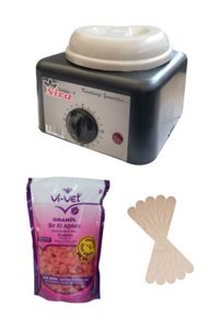 Yazpera 1+1 Boncuk Ağda Makinesi + Granül Ağda + Spatula