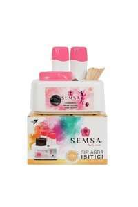 Semsa 2+1 Kazanlı Ağda Makinesi + Spatula