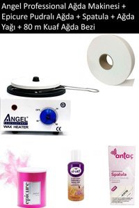 Epicure 1+1 Kazanlı Ağda Makinesi + El Ağda + Spatula + Ağda Bezi + Temizleme Yağı