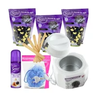 Depiroll Jüpiter 1+1 Boncuk Ağda Makinesi + 3xKömürlü Boncuk Ağda + Spatula + Temizleme Yağı + Lif