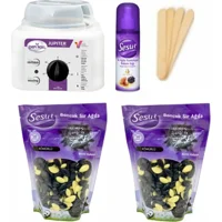 Sesu Depiroll 1+1 Boncuk Ağda Makinesi + 2xKömürlü Boncuk Ağda + Spatula + Temizleme Yağı