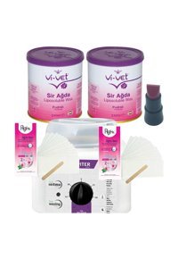 Depiroll Depiroll 1+1 Kazanlı Ağda Makinesi + 2xSir Ağda + Spatula + 2xTemizleme Mendili
