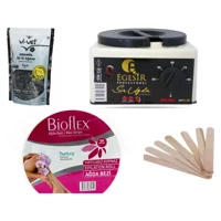 Egesir 1+1 Boncuk Ağda Makinesi + Boncuk Ağda + Spatula + Ağda Bezi
