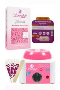 Smoothly 1+1 Boncuk Ağda Makinesi + Boncuk Ağda + Karınca Yağı + 3xTemizleme Mendili + Spatula