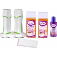 Vivol 2+1 Roll-On Ağda Makinesi + 2xNaturel Kartuş Ağda + Ağda Bezi + Temizleme Yağı