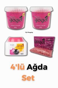 Gogo 1+1 Boncuk Ağda Makinesi + 4xPudralı Boncuk Ağda