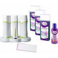 Vivol 3+1 Roll-On Ağda Makinesi + 3xAzulen Kartuş Ağda + Ağda Bezi + Temizleme Yağı