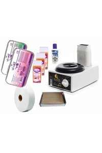Ege Sir 2+1 Ağda Makinesi + Vivet Kalıp Ağda 2 Adet + 125 ml Ağda Temizleme Yağı + 100 Adet Spatula + 3xVivet Kartuş Ağda + 100 Metre Ağda Bezi