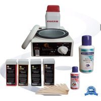 Ege Sir Profesyonel 2+1 Ağda Makinesi + Egesir Ağda Seti + 10xSpatula + 125 ml Ağda Yağı