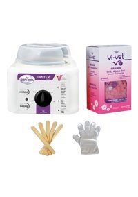 Depi 1+1 Boncuk Ağda Makinesi + Boncuk Ağda + Spatula + Eldiven
