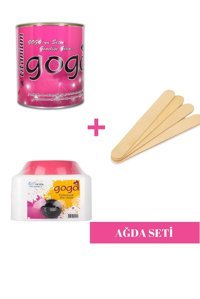Gogo 1+1 Kazanlı Ağda Makinesi + El Ağdası + Spatula