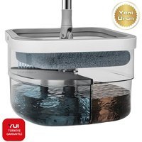 Yui Kirli Su Ayıran Mop Seti Gri
