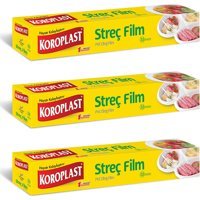 Koroplast Bıçaklı 330 cm Palet Streç Film 3 Adet