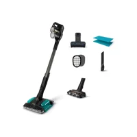 Philips Speedpro Plus Toz Torbasız Hepa Filtreli Işıklı Kuru Kablosuz Dikey Şarjlı Süpürge Siyah