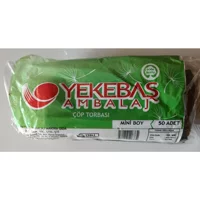 Yekebaş Mini Boy 40x50 cm Çöp Poşeti Siyah