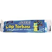 Astra Büyük Boy 65x80 cm Çöp Poşeti Mavi