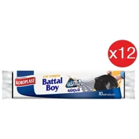 Koroplast Battal Boy 72x95 cm Çöp Poşeti 12 Adet Siyah