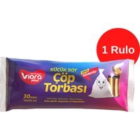 Vioraplast Küçük Boy 40x50 cm Çöp Poşeti Beyaz