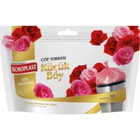 Koroplast Gül Kokulu Küçük Boy 40x45 cm Çöp Poşeti Pembe