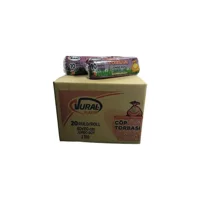 Vural Endüstriyel Jumbo Boy 80x110 cm Çöp Poşeti 10x10 Adet Siyah
