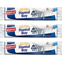 Koroplast Hantal Boy 100x150 cm Çöp Poşeti 5x3 Adet Beyaz