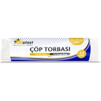 Atiplast Standart Jumbo Boy 80x110 cm Çöp Poşeti 10 Adet Siyah