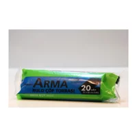 Arma Büyük Boy 65x80 cm Çöp Poşeti 5 Adet Siyah