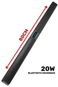 Mikado Sb102 20 W 75 dB Kablolu-Kablosuz Bluetoothlu USB Soundbar Siyah