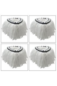 Abnturk Microfiber 4'lü Yedek Başlık Beyaz